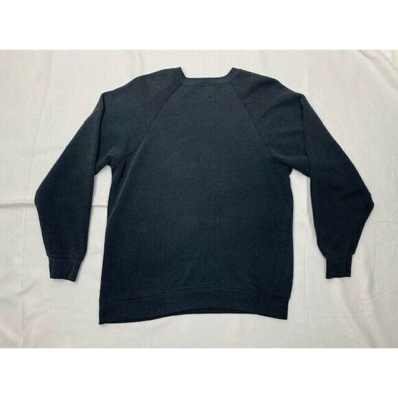 Vintage 80s Original Panama Jack Sweatshirt Black Surf Beach - Picture 2 of 6